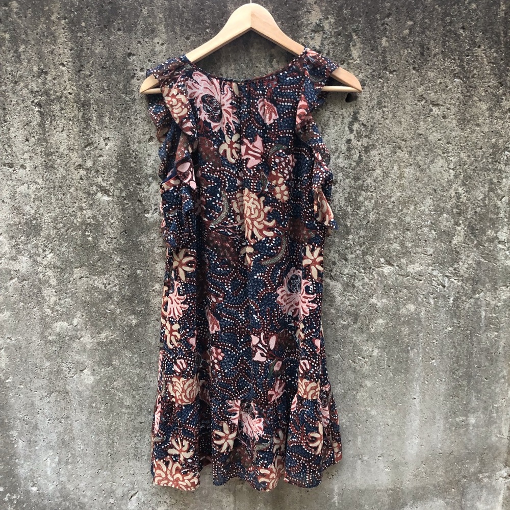 Madewell Sea Floral Lily Ruffle Dress - Picture 6 of 11
